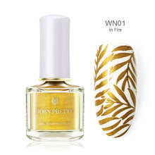 Load image into Gallery viewer, Black White Nail Stamping Polish varnish - goget-glow.com