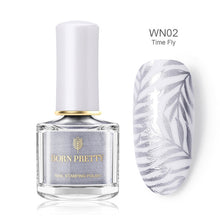 Load image into Gallery viewer, Black White Nail Stamping Polish varnish - goget-glow.com