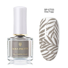 Load image into Gallery viewer, Black White Nail Stamping Polish varnish - goget-glow.com
