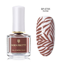 Load image into Gallery viewer, Black White Nail Stamping Polish varnish - goget-glow.com