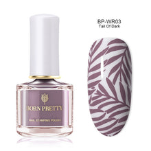 Load image into Gallery viewer, Black White Nail Stamping Polish varnish - goget-glow.com