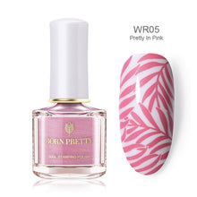 Load image into Gallery viewer, Black White Nail Stamping Polish varnish - goget-glow.com