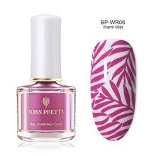 Load image into Gallery viewer, Black White Nail Stamping Polish varnish - goget-glow.com