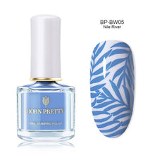 Load image into Gallery viewer, Black White Nail Stamping Polish varnish - goget-glow.com