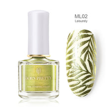 Load image into Gallery viewer, Black White Nail Stamping Polish varnish - goget-glow.com