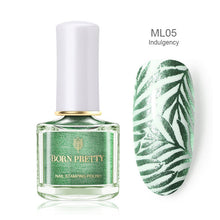 Load image into Gallery viewer, Black White Nail Stamping Polish varnish - goget-glow.com