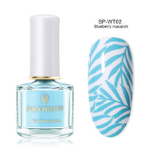 Load image into Gallery viewer, Black White Nail Stamping Polish varnish - goget-glow.com