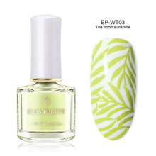 Load image into Gallery viewer, Black White Nail Stamping Polish varnish - goget-glow.com