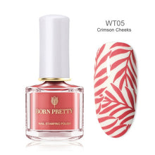 Load image into Gallery viewer, Black White Nail Stamping Polish varnish - goget-glow.com