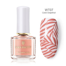 Load image into Gallery viewer, Black White Nail Stamping Polish varnish - goget-glow.com