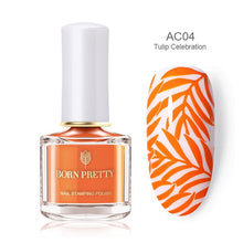 Load image into Gallery viewer, Black White Nail Stamping Polish varnish - goget-glow.com