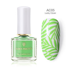 Load image into Gallery viewer, Black White Nail Stamping Polish varnish - goget-glow.com