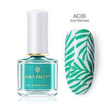 Load image into Gallery viewer, Black White Nail Stamping Polish varnish - goget-glow.com