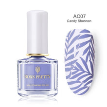 Load image into Gallery viewer, Black White Nail Stamping Polish varnish - goget-glow.com