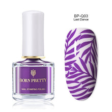 Load image into Gallery viewer, Black White Nail Stamping Polish varnish - goget-glow.com