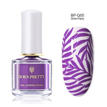 Load image into Gallery viewer, Black White Nail Stamping Polish varnish - goget-glow.com