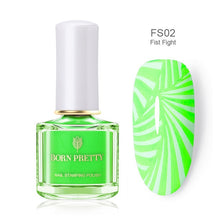 Load image into Gallery viewer, Black White Nail Stamping Polish varnish - goget-glow.com