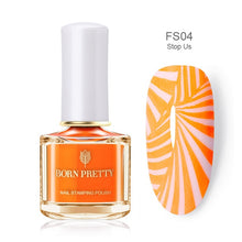 Load image into Gallery viewer, Black White Nail Stamping Polish varnish - goget-glow.com