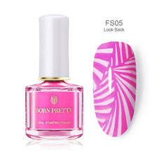 Load image into Gallery viewer, Black White Nail Stamping Polish varnish - goget-glow.com