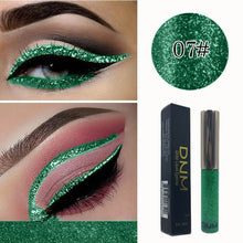 Load image into Gallery viewer, Silver Glitter Eyeshadow Liquid Eyeliner - goget-glow.com