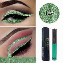 Load image into Gallery viewer, Silver Glitter Eyeshadow Liquid Eyeliner - goget-glow.com