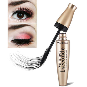 4D Fiber Mascara Long Eyelash Silicone Brush - goget-glow.com