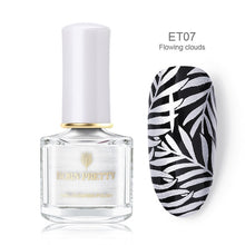 Load image into Gallery viewer, Black White Nail Stamping Polish varnish - goget-glow.com
