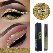 Load image into Gallery viewer, Silver Glitter Eyeshadow Liquid Eyeliner - goget-glow.com
