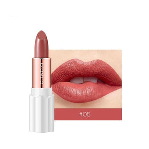 Semi Velvet Nude Rich Color Waterproof Lipstick - goget-glow.com