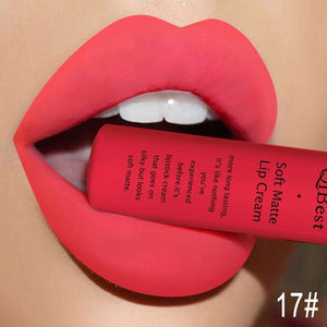 34 Colors Waterproof Matte Nude Lipstick - goget-glow.com