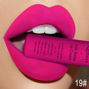34 Colors Waterproof Matte Nude Lipstick - goget-glow.com