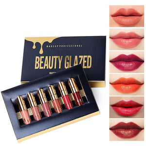 6 Colors Matte Lipstick Set - goget-glow.com