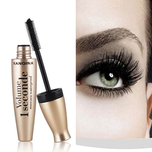 4D Fiber Mascara Long Eyelash Silicone Brush - goget-glow.com