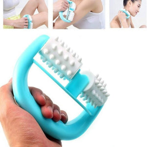 Blue D Type Fat Control Roller Massager - goget-glow.com