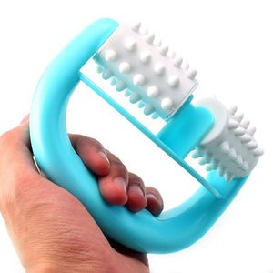 Blue D Type Fat Control Roller Massager - goget-glow.com